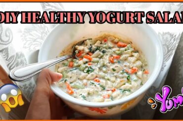 #diet #diettips #salad DIY HEALTHY YOGURT SALAD | CALORIE GAIN | DIET RECIPIES