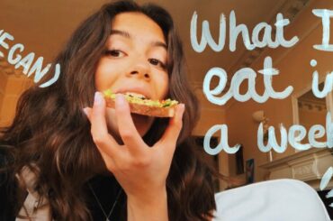 what i eat in a week as a vegan in university 🌱(healthy, cheap, quick meals)