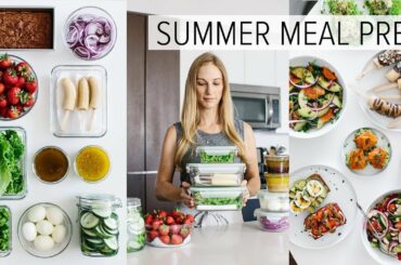 MEAL PREP for SUMMER | light & fresh recipes + PDF guide