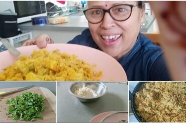 Tasty veg.pulao aalu mutter gobhi n paneer# simple..yet healthy lunch😋😍🥰🤩