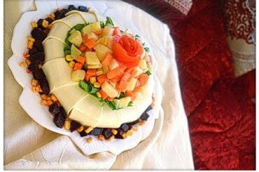 Amazing Salad decoration in 2min!! Easy Steps To impress Your Guests!!❤