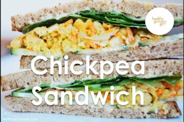Chickpea Of The Sea Salad Sandwich | Easy Healthy Lunch Box Recipe | Healthy Grocery Girl