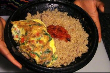 How To Make Ghana Bulgur Wheat Angwamu For Weight Loss // Wheat Recipe// Obaapa kitchen