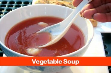Healthy vegetable soup recipe/Indian easy carrot,cabbage mix veg soups recipes-let’s be foodie