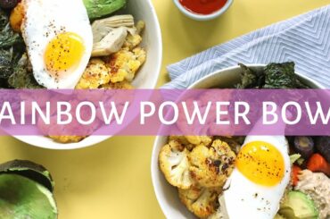 HEALTHY RAINBOW POWER BOWL | Healthy Lunch Ideas