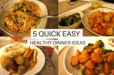 5 HEALTHY DINNER IDEAS 2018 // COOK WITH ME