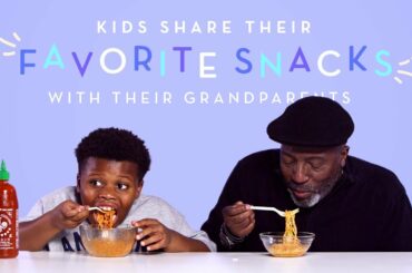 Kids Share Their Favorite Snacks with Their Grandparents | Kids Try | HiHo Kids