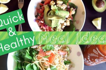 5 Minute Quick and Easy Lunches | Healthy, Bread-Free, Vegan Meal Ideas
