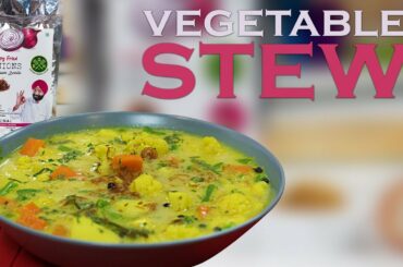Vegetable stew with brown onions|Healthy Recipe| Chef harpal singh sokhi