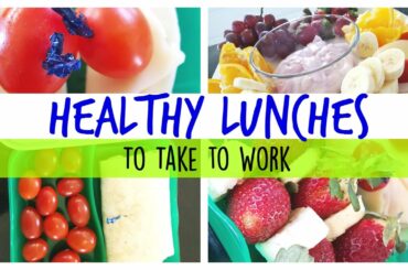 Healthy Lunch Ideas for Work + Snack Container Ideas!