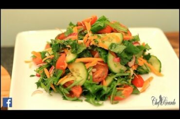 How To Lose Weight With Healthy Salad At Home In 5 Days (Jamaican Chef) | Recipes By Chef Ricardo