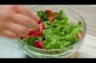 Kale and Strawberry Salad–Healthy Recipe Ideas by Healthfirst