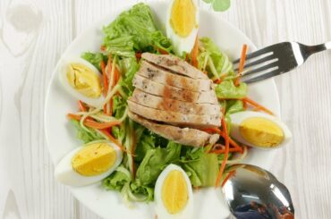 Chicken Salad Recipe With Eggs For Weightloss | Delicious Meals Ideas | Foodiy