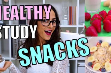 Healthy Study Snack Ideas | Study With Jess