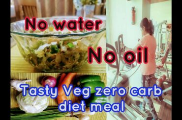 Weight loss recipe-zero carb yummy veg meal|cabbage recipe without oil,water