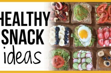 Healthy Snack Ideas: Avocado Toast! Teddy Bear Toast!