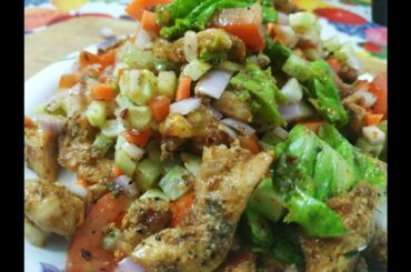 Easy Healthy Chicken Salad| Lazeecious Food Corner