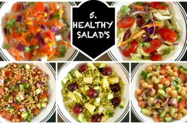 5 Easy SALADS || Wife Mom Boss