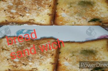 Bread sand wich (vegetable sand wich) snacks Recipe