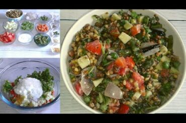 Sprouts Salad I অঙ্কুরিত মুগের স্যালাড - Weight loss Recipe I Reshmiskitchen