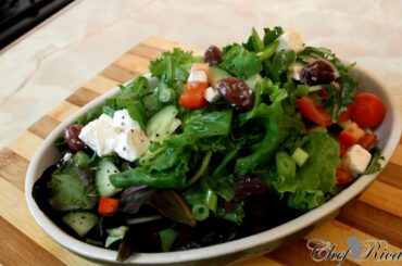 Feta Cheese Salad Recipe Easy To Make | Recipes By Chef Ricardo