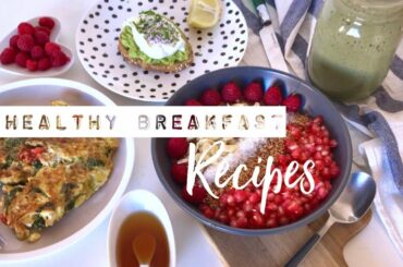 4 Healthy breakfast recipes 🍌🥑💪🏻 ٤وصفات لإفطار صباحي صحي