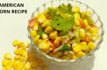 American Corn Salad | Healthy Breakfast & Evening Snack Recipe By Ayesha's World