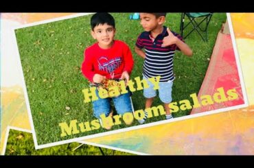 Mushroom Salad Recipe | Kids Salad Recipe | Kids Cooking Video|Kids Cooking Show|Asli Oman