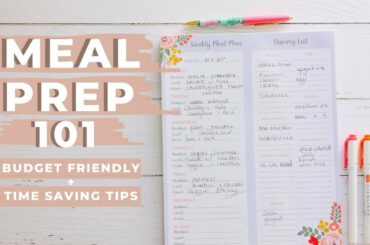 HOW TO MEAL PREP FOR WEIGHT LOSS | HEALTHY EASY RECIPES | $20 PER WEEK! STUDENT APPROVED!