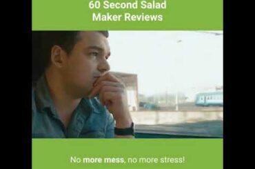 M 60 Second Salad Maker Reviews | Machine | Cutter | 1 minute