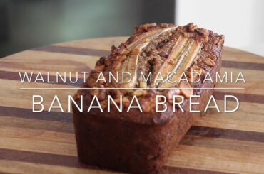 Healthy Snacks- Walnut and Macadamia Banana Bread and Raw Cookie Dough Bites