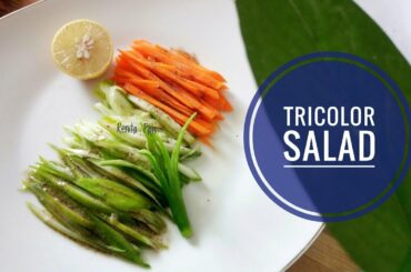 Tricolour Salad, cooking without fire, special Dish, healthy Salad, independence day Special