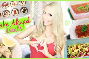 MEAL PREP WITH ME! Healthy Make-Ahead Meal Ideas