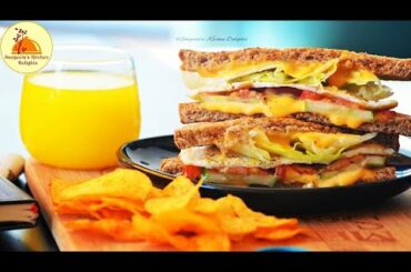 Quick Egg Sandwich | Healthy Breakfast/Tiffin Recipe | Kids recipe | Beginner's cooking recipe