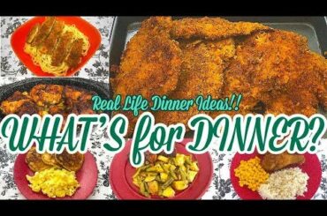 WHAT’S FOR DINNER? | INEXPENSIVE DINNER MEAL IDEAS + RECIPES | REAL LIFE WEEKDAY DINNER IDEAS