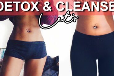 2 DAY DETOX and CLEANSE WEIGHT LOSS DIET | Recipe ideas & Healthy Grocery Haul