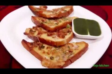 Spicy & Crisp Bread Toast | Healthy Breakfast & Evening Snacks  Recipe | Easy & Quick Recipe!!!
