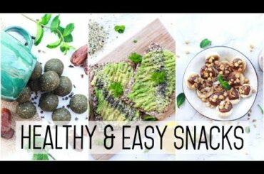 Healthy & Easy Snack Ideas for Work or Studying
