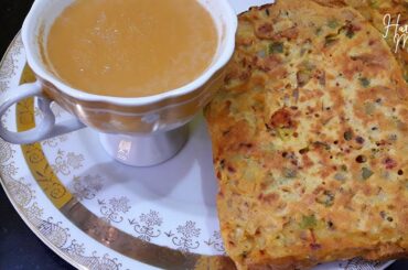 Besan Bread Toast | Healthy Breakfast | Easy Snacks Recipe | Lunch Box Recipe | HARI MIRCH