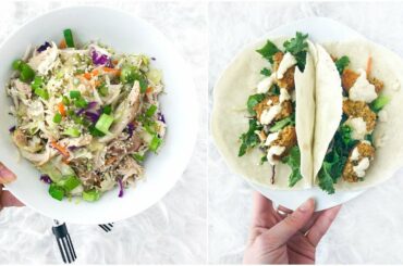 Easy Healthy Lunch Ideas For School Or Work! Quick Healthy Eating Recipes!