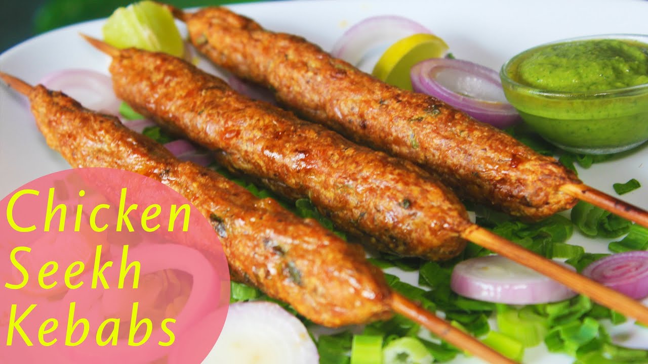 Chicken Seekh Kebabs | Quick & Easy To Make Appetizer | Healthy Chicken Recipes Chicken Seekh Kebabs | Quick & Easy To Make Appetizer | Healthy Chicken Recipes