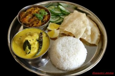 Healthy Lunch Thali Recipe |Lunch Menu Ideas |Thali Recipes By sasmita's kitchen