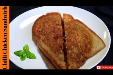 Chilli chicken Sandwich | Easy recipe 2019 | Latest sandwich recipes | Halloween Recipe