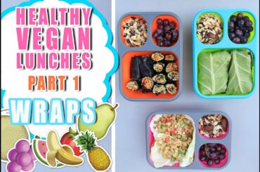 VEGAN AND HEALTHY LUNCH IDEAS FOR WORK+SCHOOL! Part 1