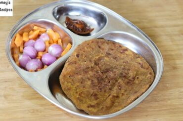 High Protein Lunch Recipe For Weight Loss - Horse gram/Kulith Paratha For Fat Loss | Skinny Recipes