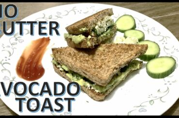 Avocado Paneer (Cottage Cheese) Sandwich | Avocado Toast | No Butter | Protein Packed