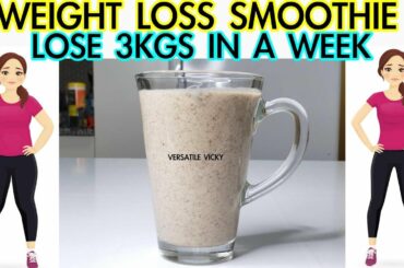 Healthy Smoothie Recipes For Weight Loss | Lose 3Kg in a Week | Breakfast Smoothies For Weight Loss