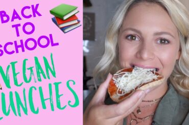 BACK TO SCHOOL LUNCHES | HEALTHY + EASY + CHEAP | tarte vlogs