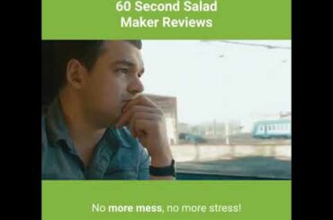 M 60 Second Salad Maker Reviews | Machine | Cutter | 1 minute