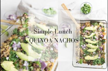 Healthy Quinoa Nachos Without Chips | Lunch Ideas